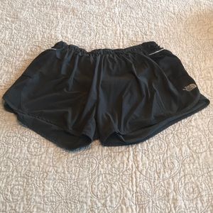 North Face black flight series running shorts